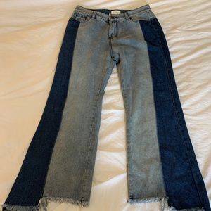 Love + Harmony Denim Two-tone jeans